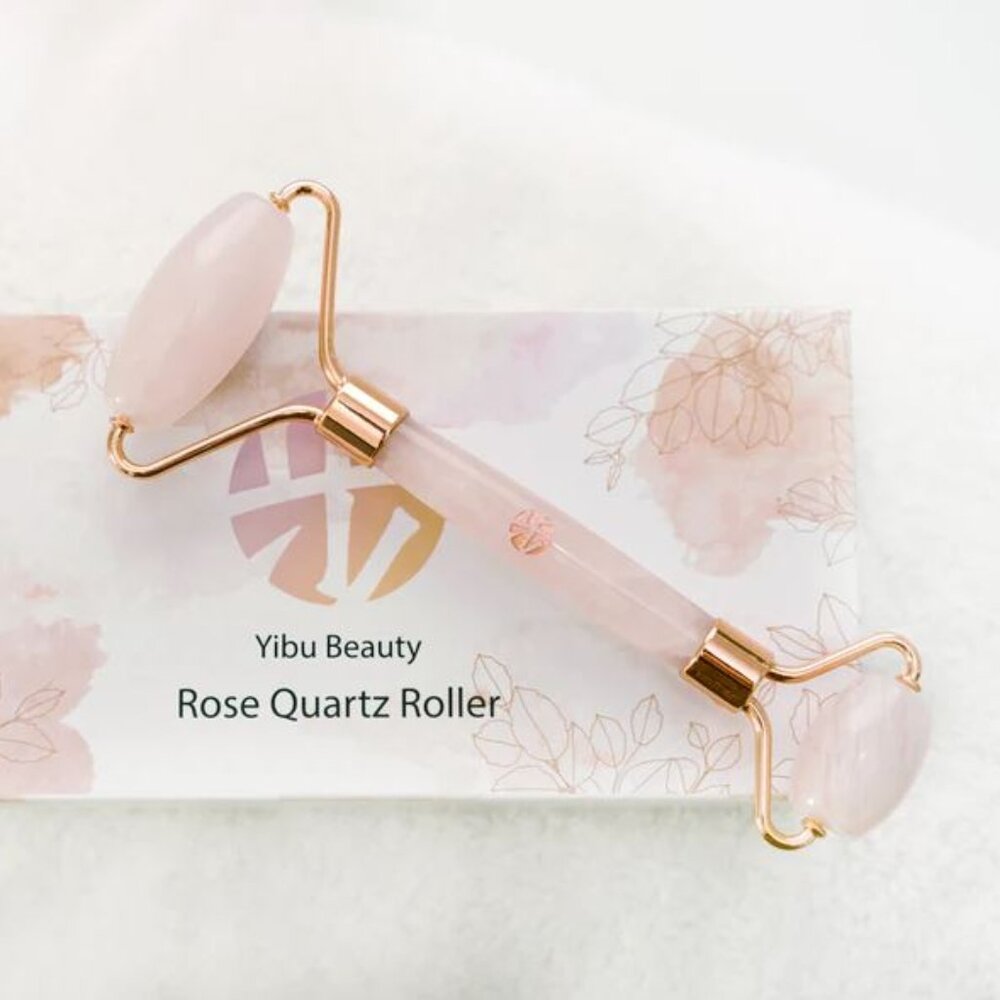 Yibu Beauty Sealed NIB Rose Quartz Roller